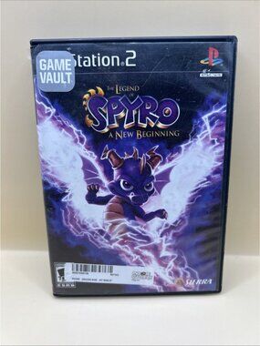 The Legend of Spyro A New Beginning Sony Playstation 2 PS2 No Manual TESTED✅